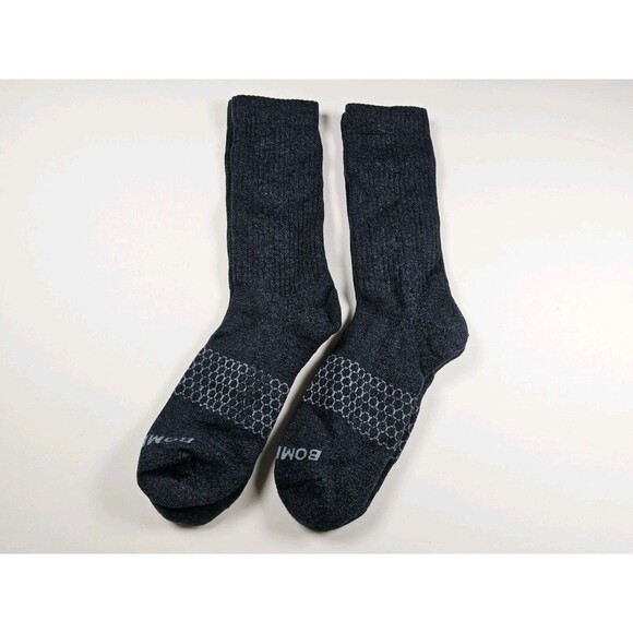 Bombas Marled Calf Socks Lot Of 2 Pairs Size L - Picture 1 of 2